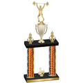 Double Orange Glacier Third Place Weights Trophy