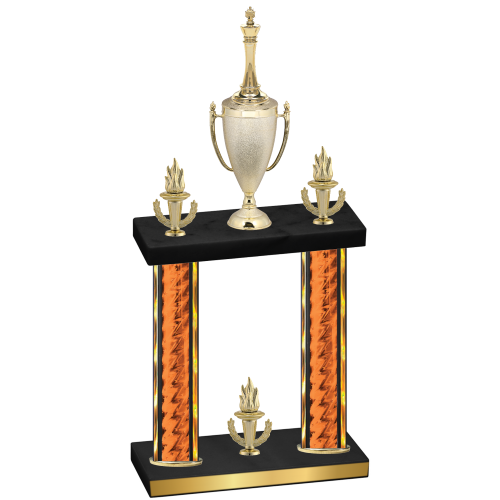 Double Orange Glacier Victory Chess Trophy