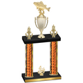 Double Orange Glacier Fourth Place Fishing Trophy