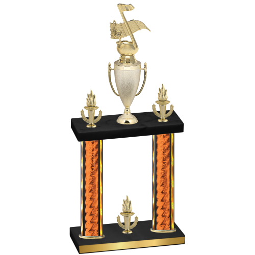 Double Orange Glacier Victory Music Trophy