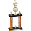 Double Orange Glacier Year Music Trophy