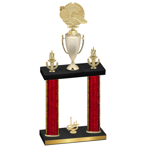 Double Red Glacier First Place Running Trophy