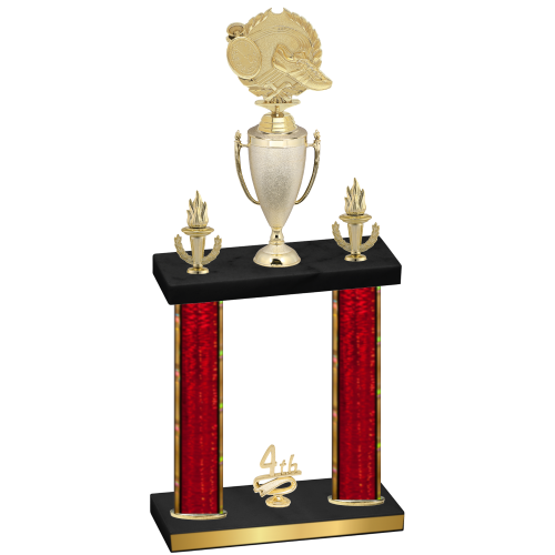 Double Red Glacier Fourth Place Running Trophy