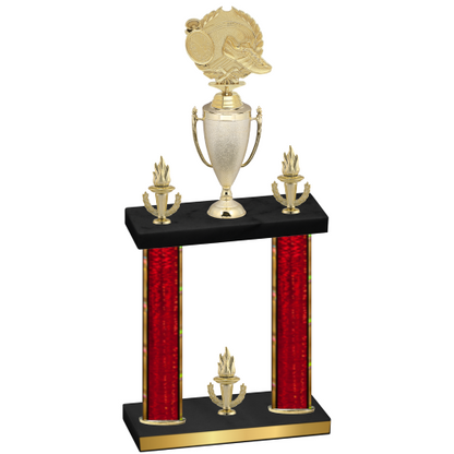 Double Red Glacier Victory Running Trophy
