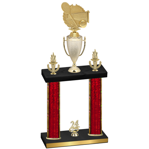 Double Red Glacier Year Tennis Trophy