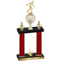 Double Red Glacier Second Place Bowling Trophy