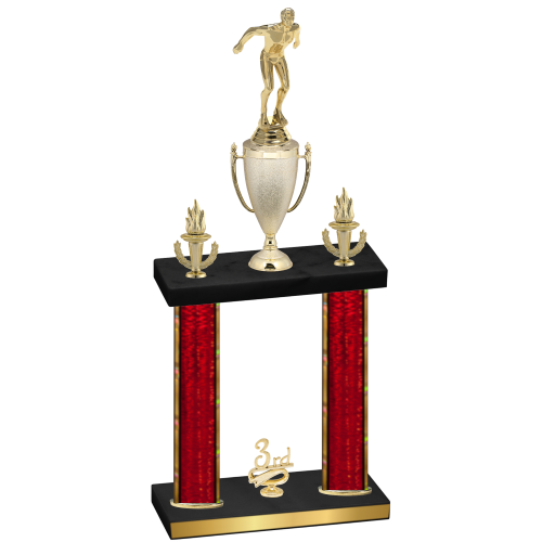 Double Red Glacier Third Place Swimming Trophy