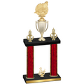 Double Red Glacier Third Place Swimming Trophy