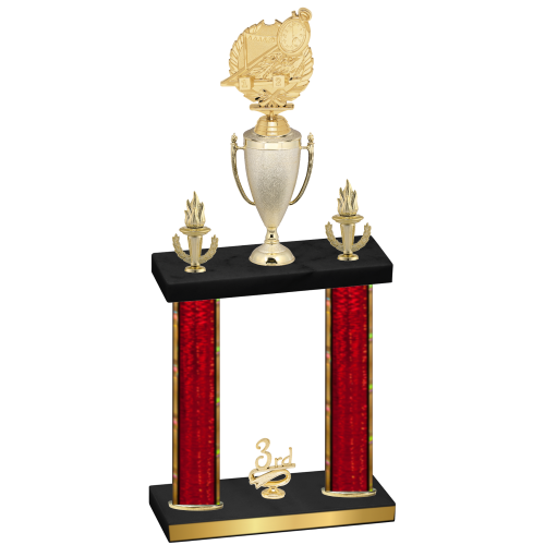 Double Red Glacier Third Place Swimming Trophy