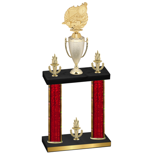 Double Red Glacier Victory Swimming Trophy
