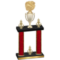 Double Red Glacier Victory Cheerleading Trophy