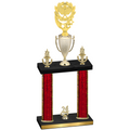 Double Red Glacier Year Pickleball Trophy