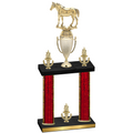 Double Red Glacier Victory Horses Trophy