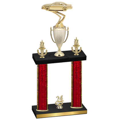 Double Red Glacier Year Cars Trophy