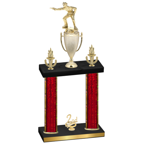 Double Red Glacier Second Place Shooter Trophy