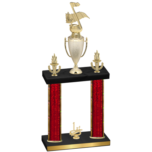 Double Red Glacier First Place Music Trophy