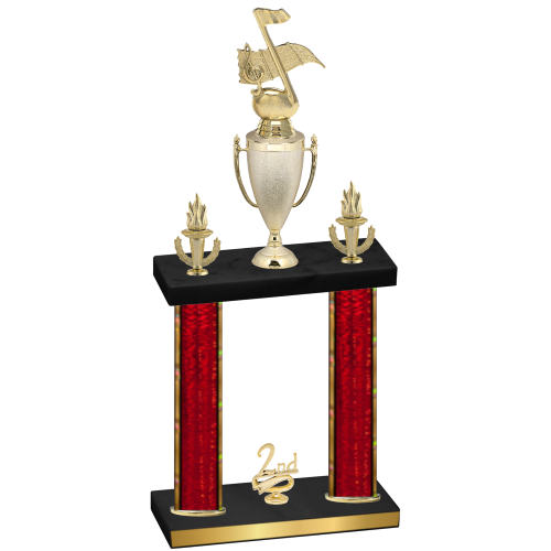Double Red Glacier Second Place Music Trophy