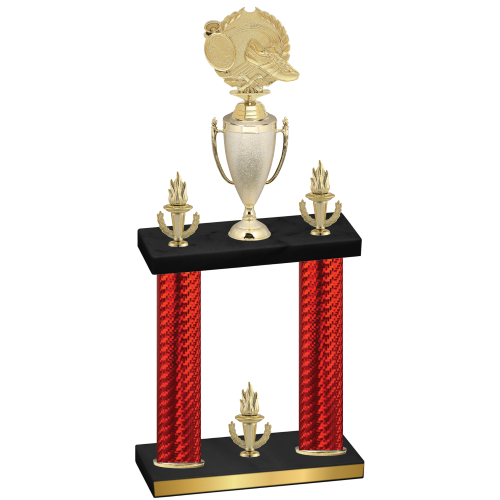 Double Red Carbon Fiber Victory Running Trophy