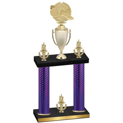 Double Purple Carbon Fiber Victory Running Trophy