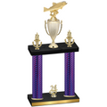 Double Purple Carbon Fiber Year Fishing Trophy