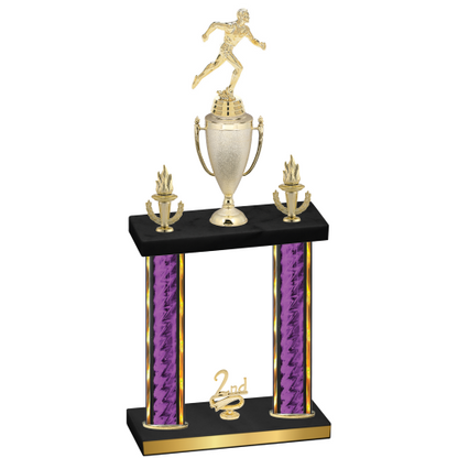 Double Purple Glacier Second Place Running Trophy