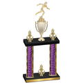 Double Purple Glacier Victory Running Trophy