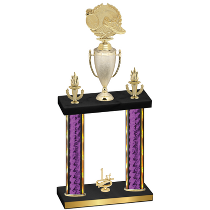 Double Purple Glacier First Place Running Trophy