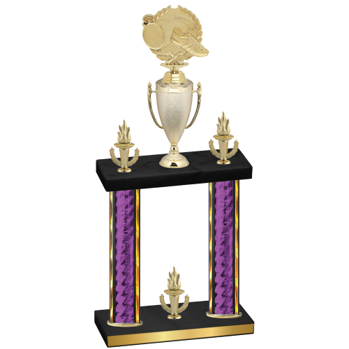 Double Purple Glacier Victory Running Trophy