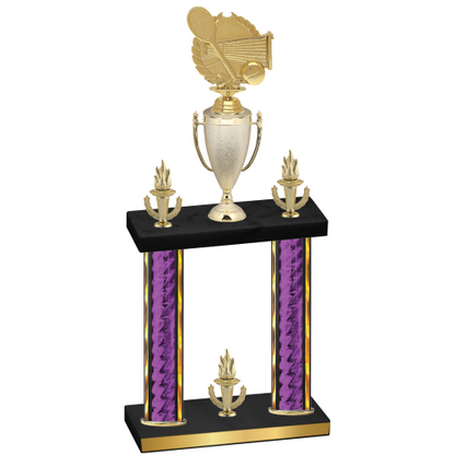 Double Purple Glacier Victory Tennis Trophy