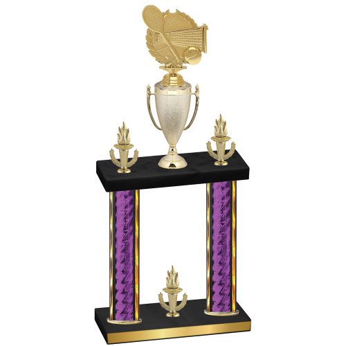 Double Purple Glacier Victory Tennis Trophy