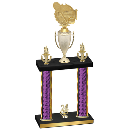 Double Purple Glacier Year Tennis Trophy