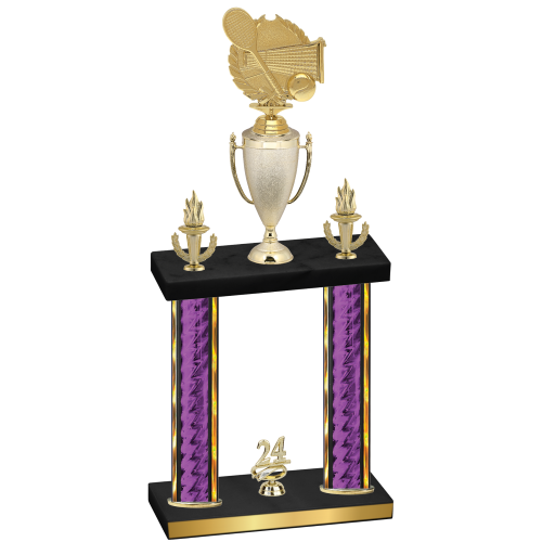 Double Purple Glacier Year Tennis Trophy