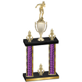 Double Purple Glacier Victory Swimming Trophy