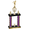 Double Purple Glacier Year Tennis Trophy