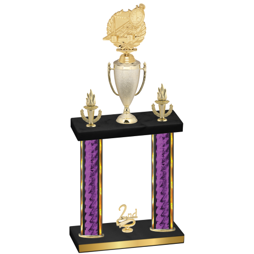 Double Purple Glacier Second Place Swimming Trophy