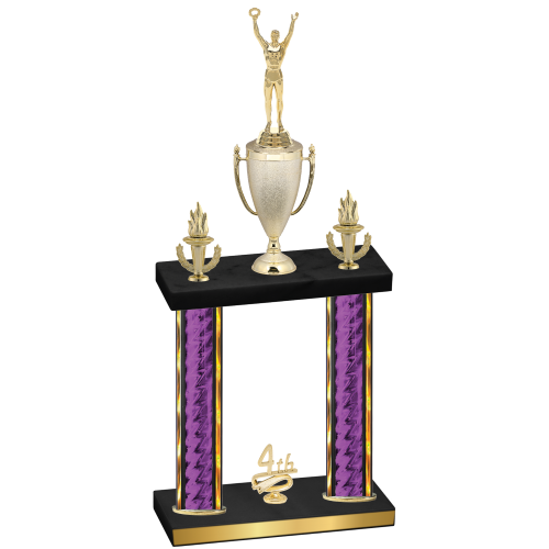 Double Purple Glacier Fourth Place Victory Trophy