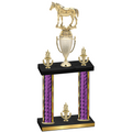 Double Purple Glacier Victory Horses Trophy