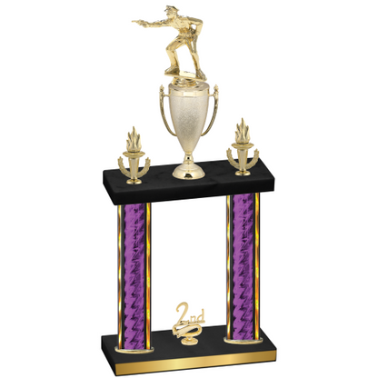 Double Purple Glacier Second Place Shooter Trophy