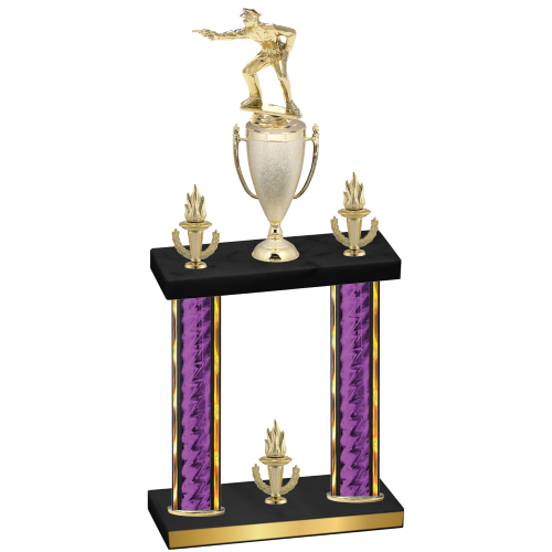 Double Purple Glacier Victory Shooter Trophy