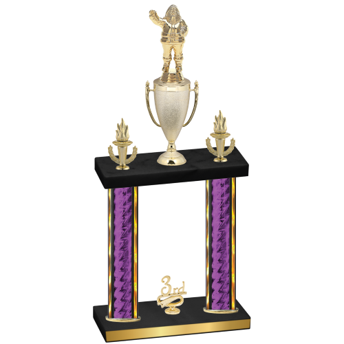 Double Purple Glacier Third Place Holiday Trophy