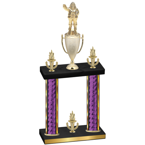 Double Purple Glacier Victory Holiday Trophy