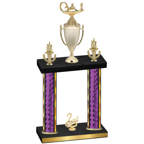 Double Purple Glacier Second Place Academics Trophy