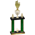 Double Green Glacier Second Place Rugby Trophy