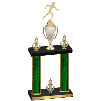 Double Green Glacier Victory Running Trophy