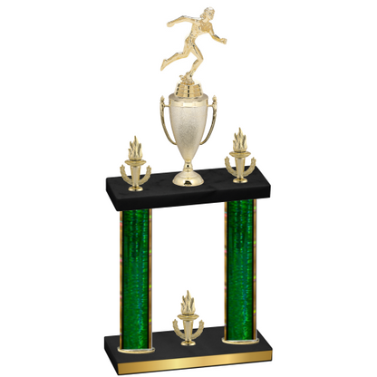 Double Green Glacier Victory Running Trophy