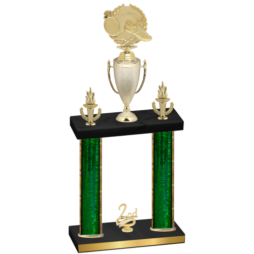 Double Green Glacier Second Place Running Trophy