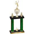 Double Green Glacier Third Place Tennis Trophy