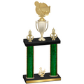 Double Green Glacier Third Place Tennis Trophy