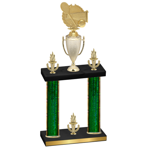 Double Green Glacier Victory Tennis Trophy
