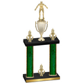 Double Green Glacier Victory Wrestling Trophy